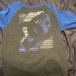 Kids Blue and Gray Graphic T-Shirt